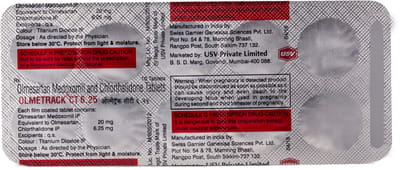 Olmetrack Ct 6.25mg Strip Of 10 Tablets