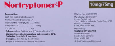 Nortryptomer P Strip Of 10 Tablets