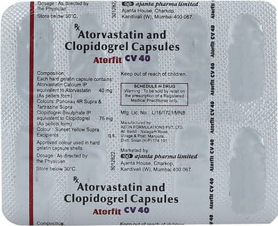 एटोरफिट सीवी 10एमजी 10 कैप्सूल्स की स्ट्रिप