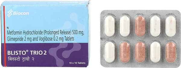 Blisto Trio 2Mg Strip Of 10 Tablets
