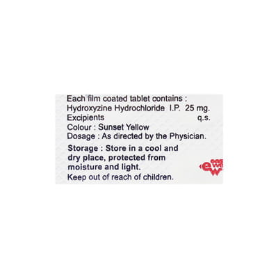 Hilerin 25mg Strip Of 10 Tablets