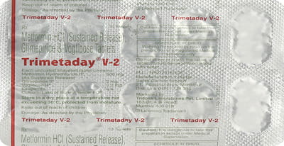 Trimetaday V 2mg Strip Of 10 Tablets