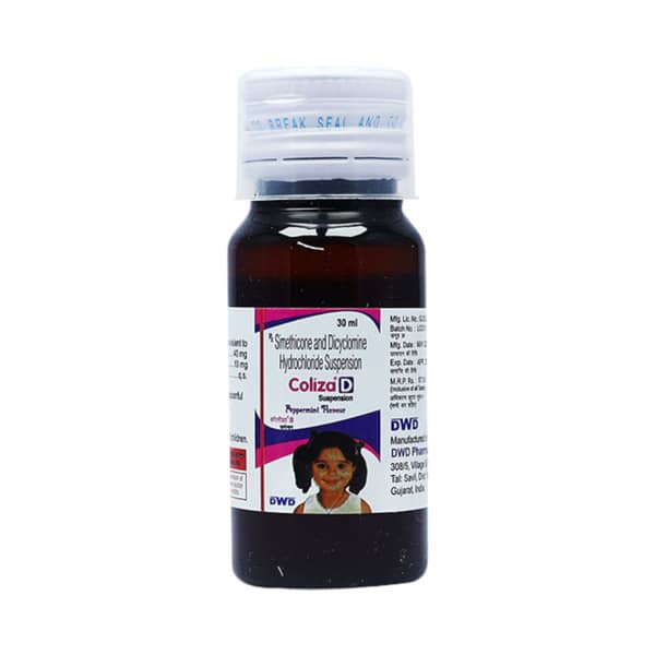 Coliza D Peppermint Flavour Bottle Of 30ml Suspension