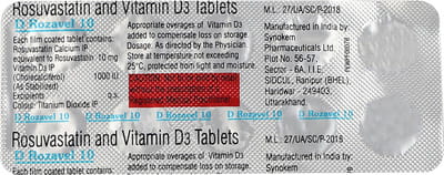 D Rozavel 10mg Strip Of 10 Tablets