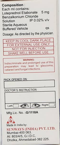 Etapred 0.5% Eye Drops