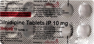 Cilnicab 10mg Strip Of 10 Tablets