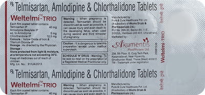 Weltelmi Trio Strip Of 10 Tablets