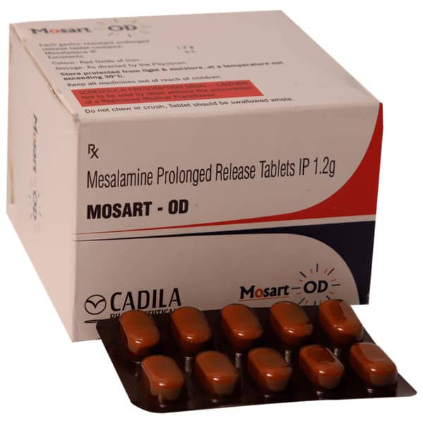 Mosart Od Strip Of 10 Tablets