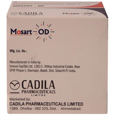 Mosart Od Strip Of 10 Tablets