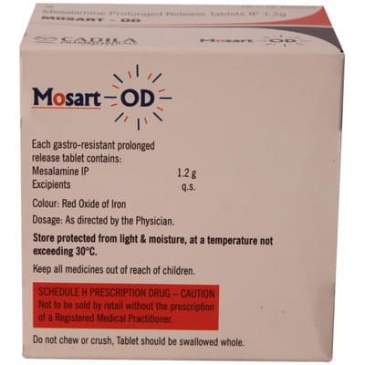 Mosart Od Strip Of 10 Tablets