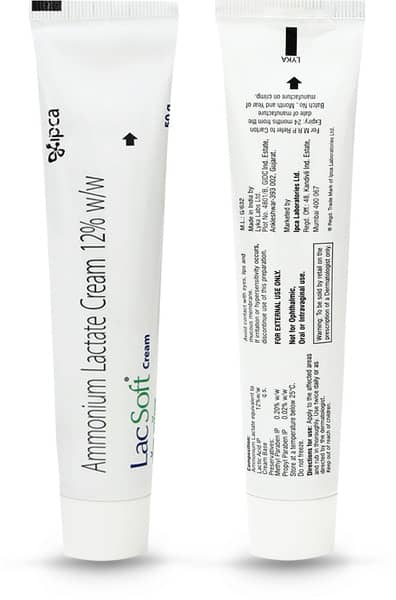 Lacsoft 12% Tube Of 50gm Cream