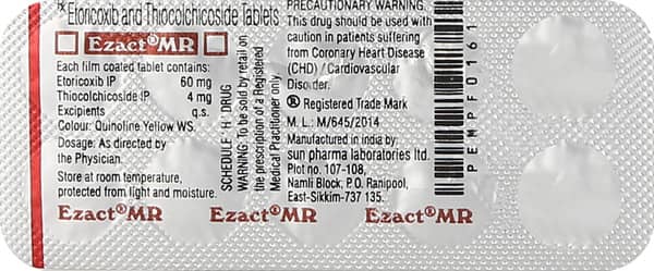 Ezact Mr Strip Of 10 Tablets