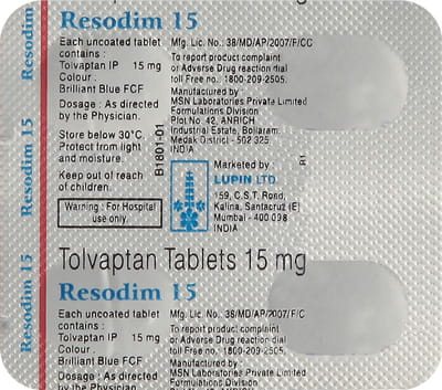 Resodim 15mg Strip Of 4 Tablets