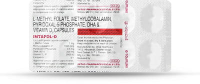 Intafol D Strip Of 10 Capsules