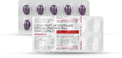 Intafol D Strip Of 10 Capsules