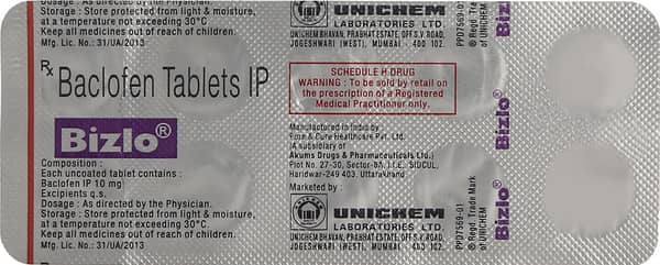 Bizlo 10mg Strip Of 10 Tablets