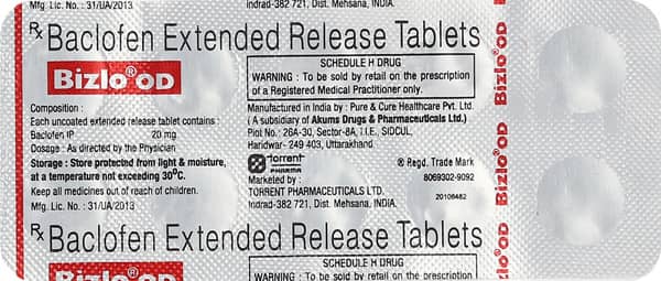 Bizlo Od 20mg Strip Of 10 Tablets