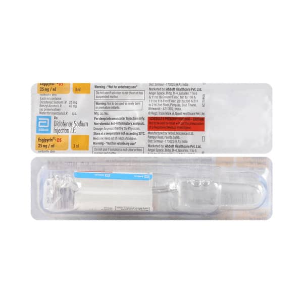Esgipyrin Ds Ampoule Of 3ml Injection