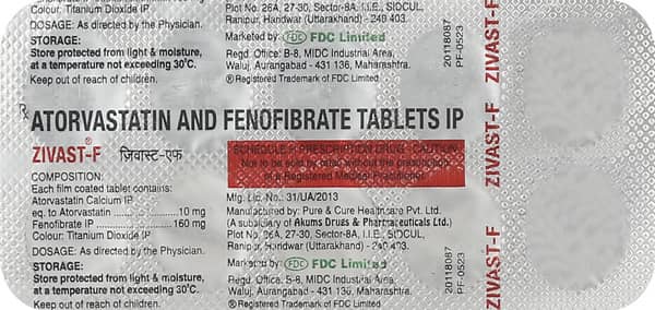 Zivast F Strip Of 10 Tablets