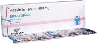 Rifastop 400mg Strip Of 10 Tablets