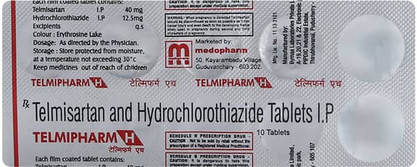 Telmipharm H Strip Of 10 Tablets
