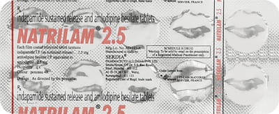 Natrilam 1.5/2.5mg Strip Of 10 Tablets
