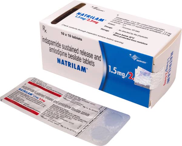 Natrilam 1.5/2.5mg Strip Of 10 Tablets