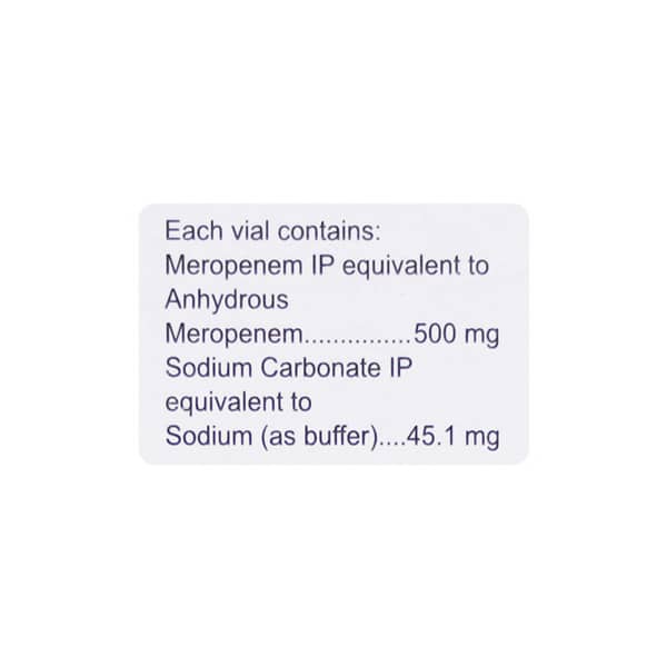 Merosure 500mg Dry Vial Of 1 Powder For Injection