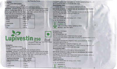 Lupivestin 250mg Strip Of 10 Tablets