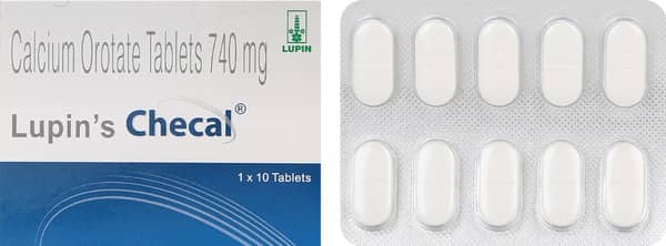Checal 740Mg Strip Of 10 Tablets