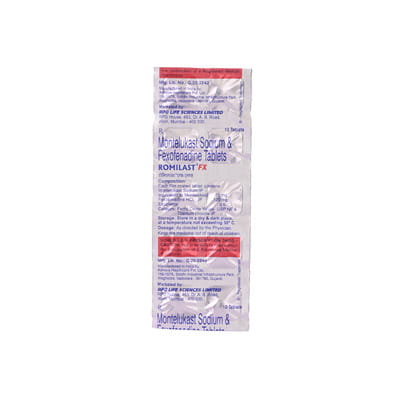 Romilast Fx Strip Of 10 Tablets