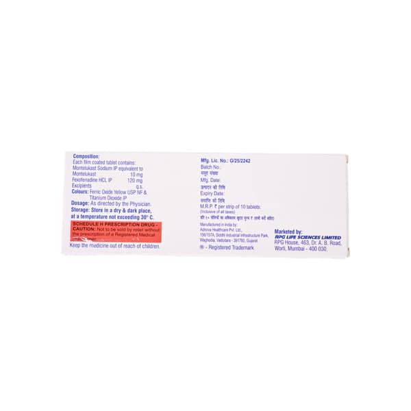 Romilast Fx Strip Of 10 Tablets
