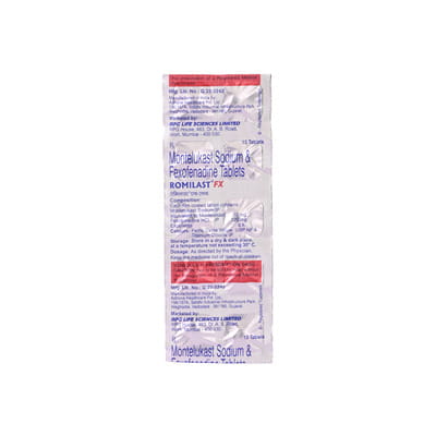 Romilast Fx Strip Of 10 Tablets