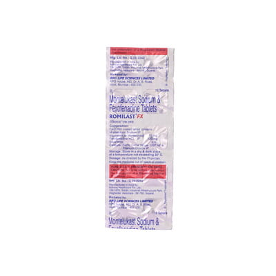 Romilast Fx Strip Of 10 Tablets