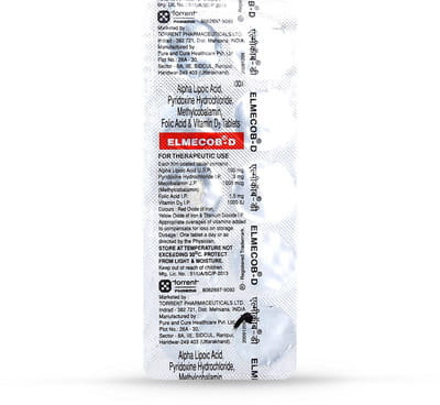 Elmecob D Strip Of 10 Tablets