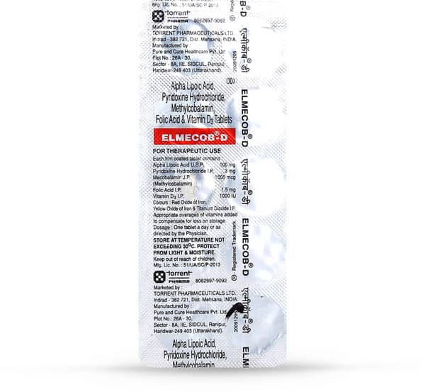 Elmecob D Strip Of 10 Tablets