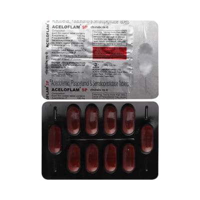 Aceloflam Sp Strip Of 10 Tablets