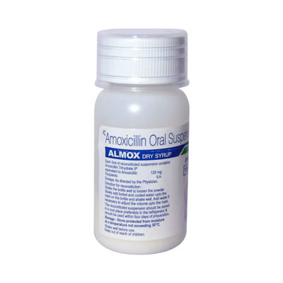 Almox Bottle Of 30ml Dry Syrup