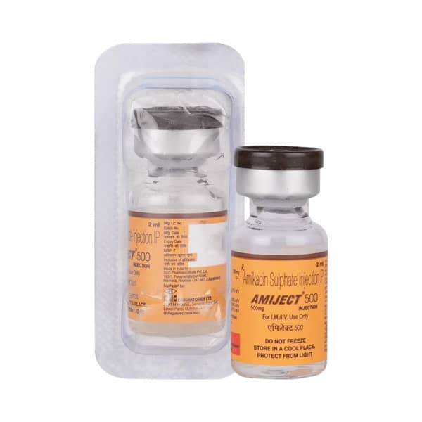 Amiject 500mg Vial Of 2ml Injection