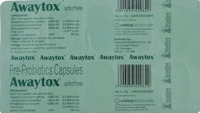 Awaytox Strip Of 10 Capsules