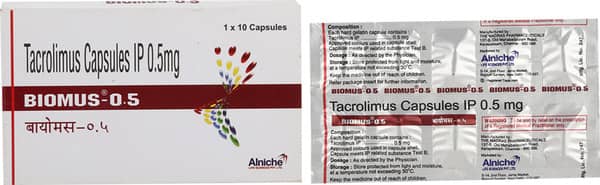 Biomus 0.5mg Strip Of 10 Capsules