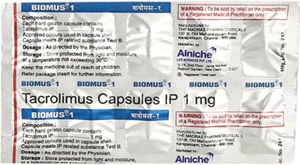Biomus 1mg Strip Of 10 Capsules