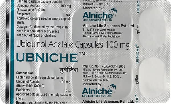 Ubniche 100mg Strip Of 10 Capsules