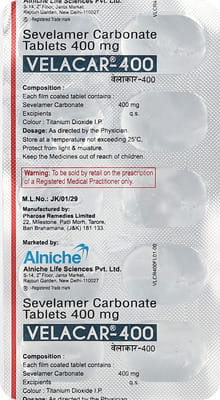 Velacar 400mg Strip Of 10 Tablets