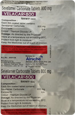 Velacar 800mg Strip Of 10 Tablets