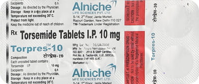 Torpres 10mg Strip Of 10 Tablets