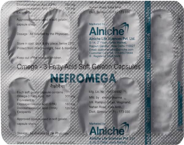 Nefromega Strip Of 10 Capsules