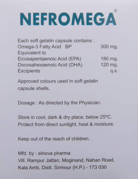 Nefromega Strip Of 10 Capsules
