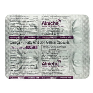 Nefromega Forte Strip Of 10 Softgel Capsules