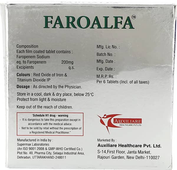 Faroalfa 200mg Strip Of 6 Tablets